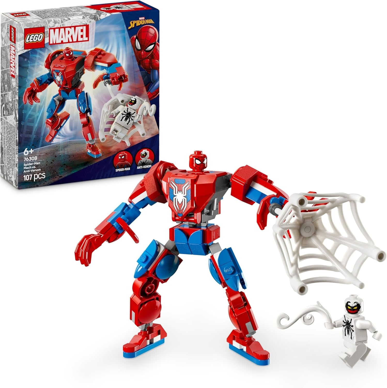 Marvel Spider-Man Mech Vs. Anti-Venom 