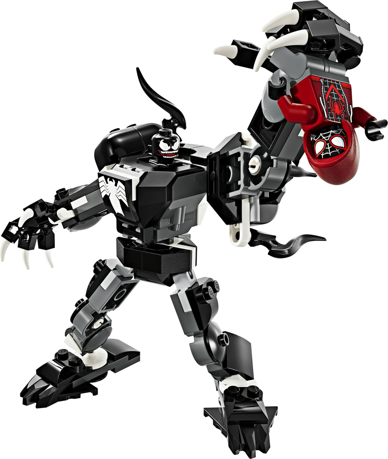 Marvel Venom Mech Armour vs Miles Morales Lego®