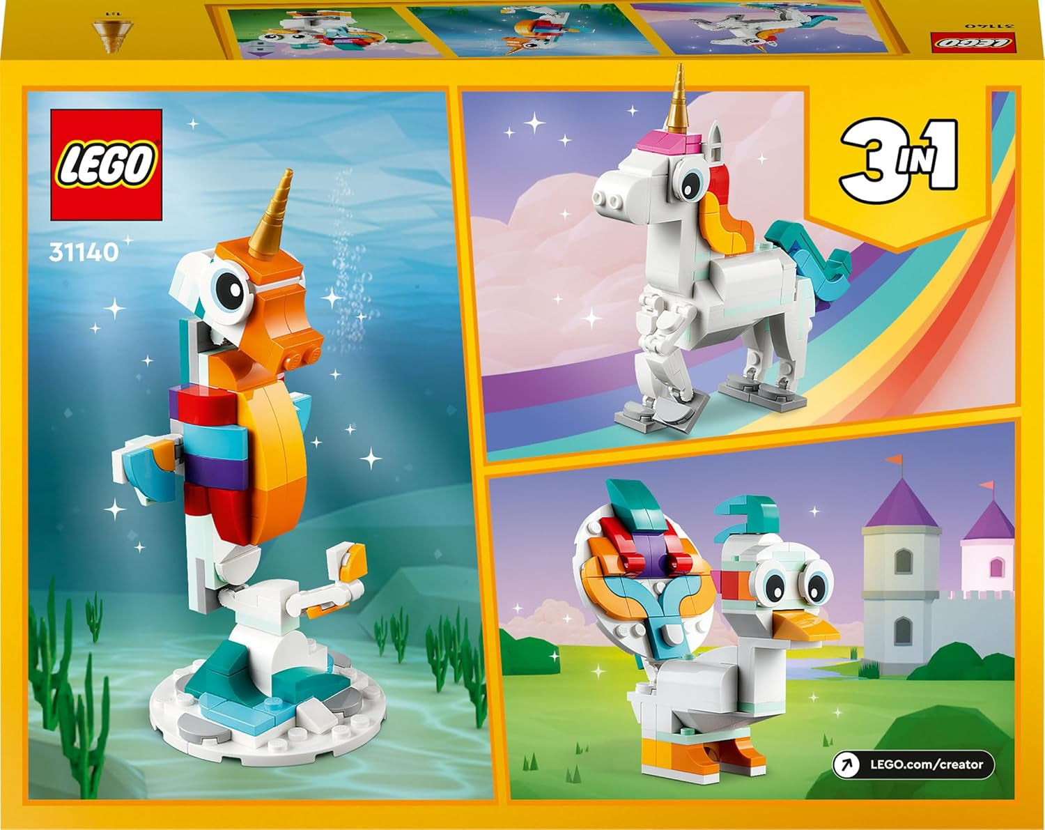 3In1 Magical Unicorn Lego