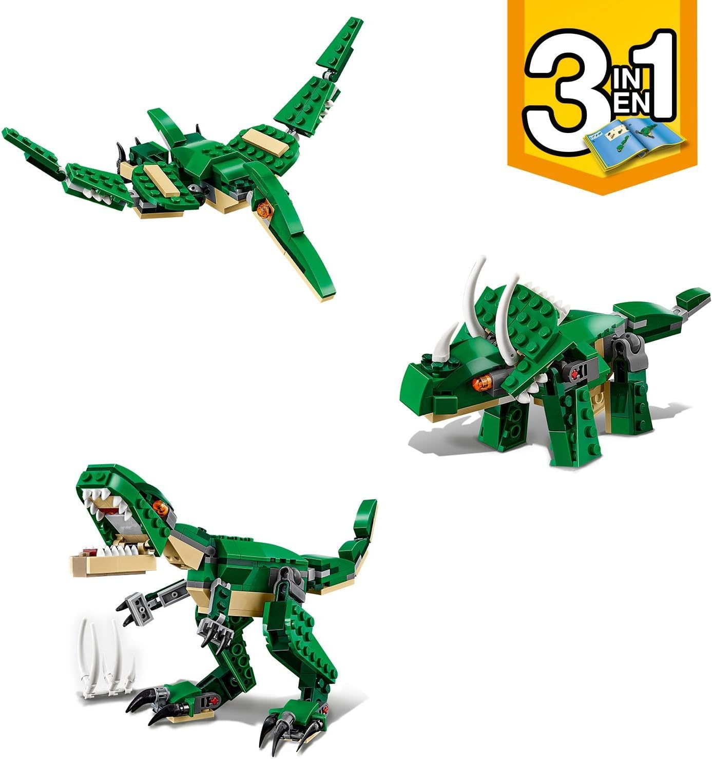 Mighty Dinosaurs Toy, 3 in 1 Lego®