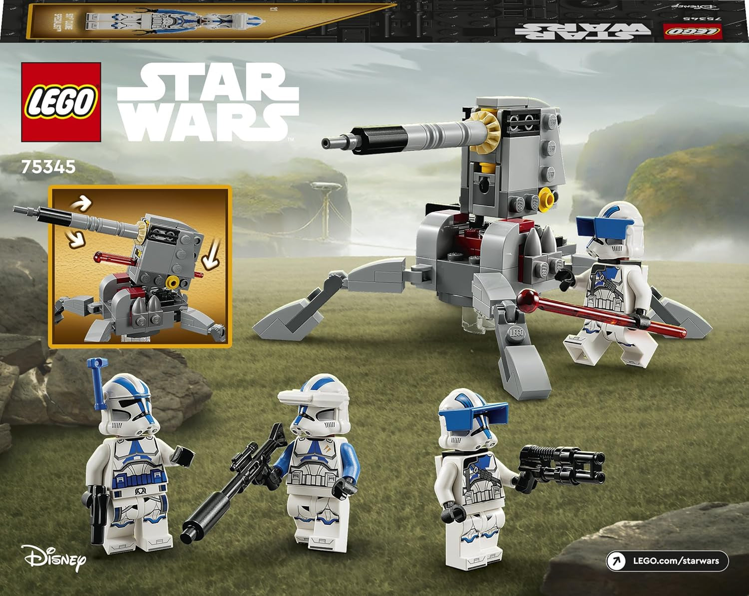 Star Wars 501st Clone Troopers Battle Pack Lego®