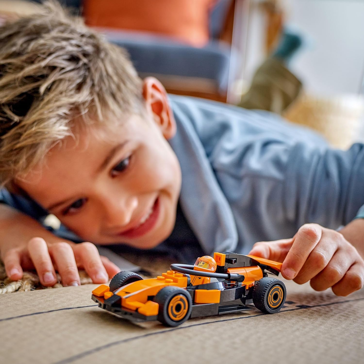 City F1 Driver with Mclaren Race Car Lego®