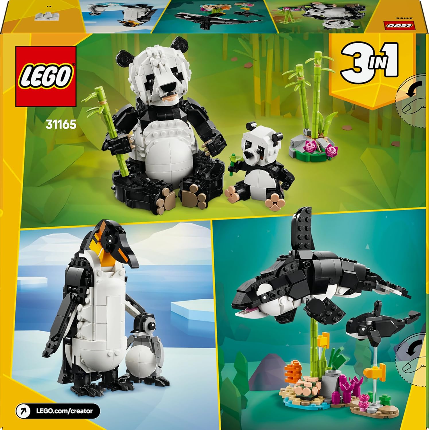 Creator 3in1 Panda Family Lego®