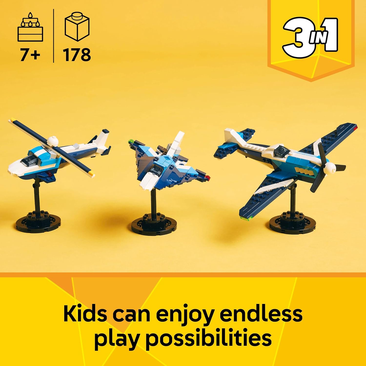 Creator 3In1 Aircraft Race Plane Lego®