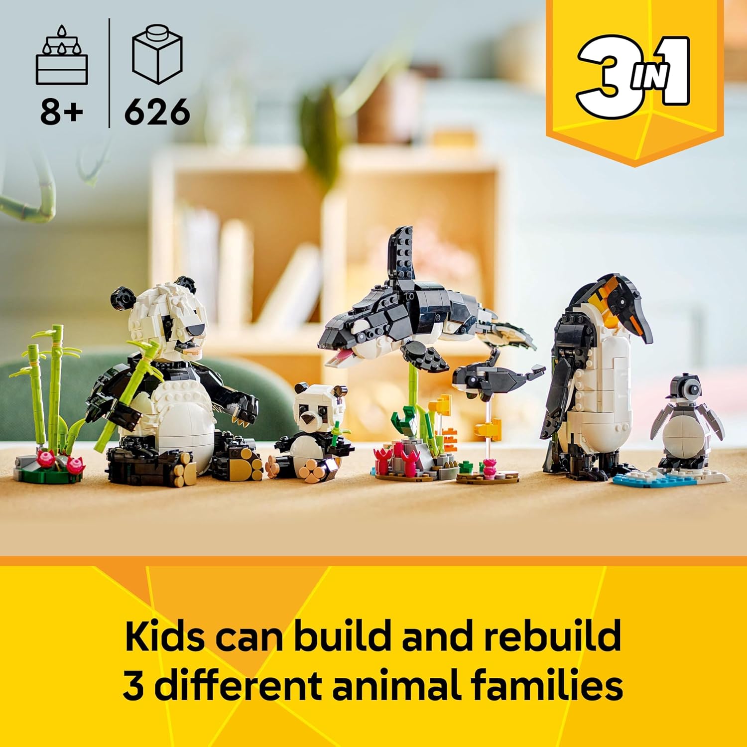 Creator 3in1 Panda Family Lego®