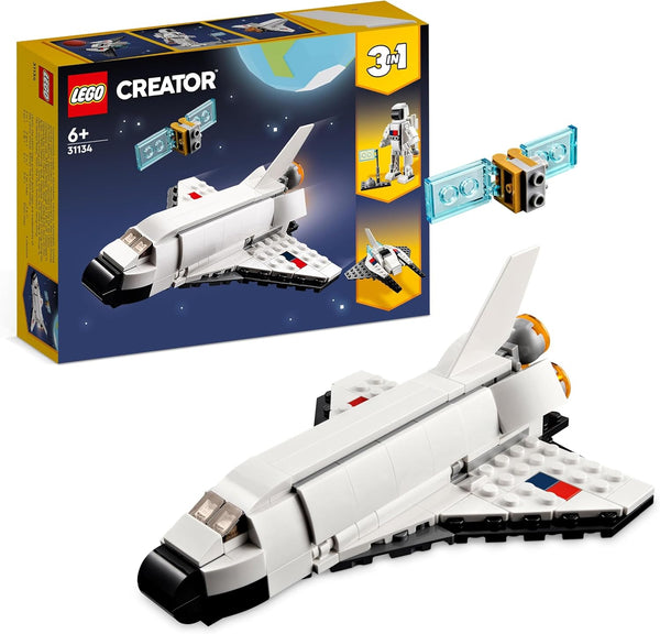 3 in 1 Space Shuttle Toy to Astronaut Figure to Spaceship