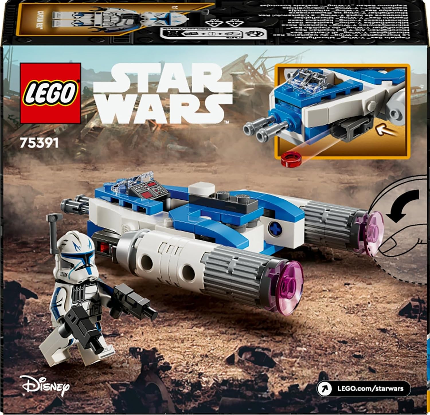 Star Wars Captain Rex Y-Wing Microfighter Lego®