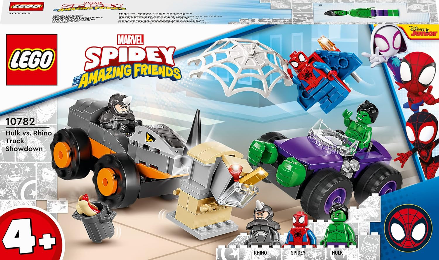 Marvel Hulk vs Rhino Monster Truck Showdown Lego®