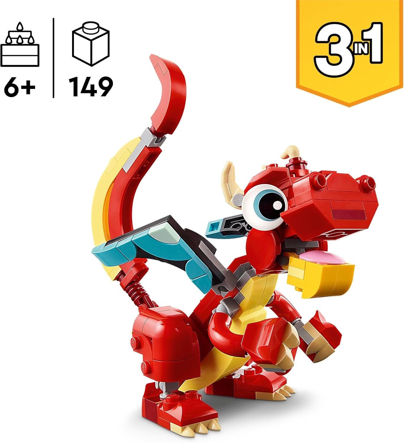 Creator 3In1 Red Dragon Lego®