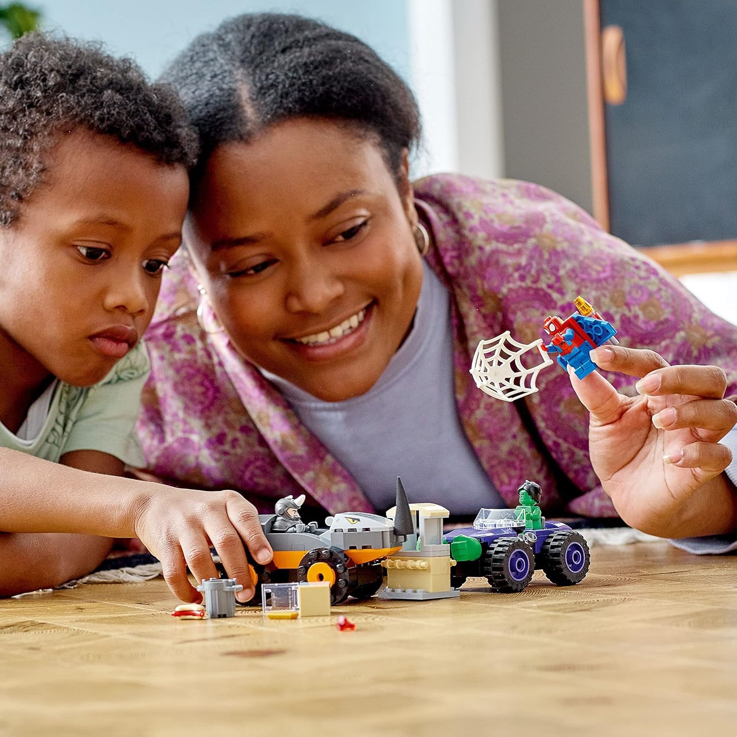 Marvel Hulk vs Rhino Monster Truck Showdown Lego®