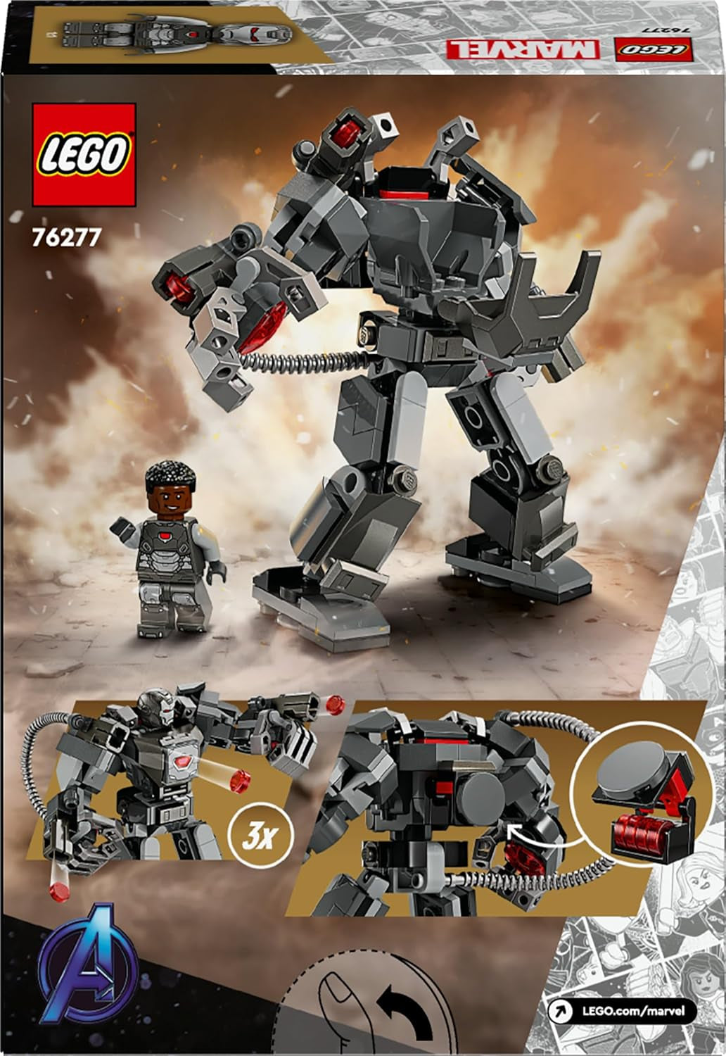 Marvel War Machine Mech Armour Lego®