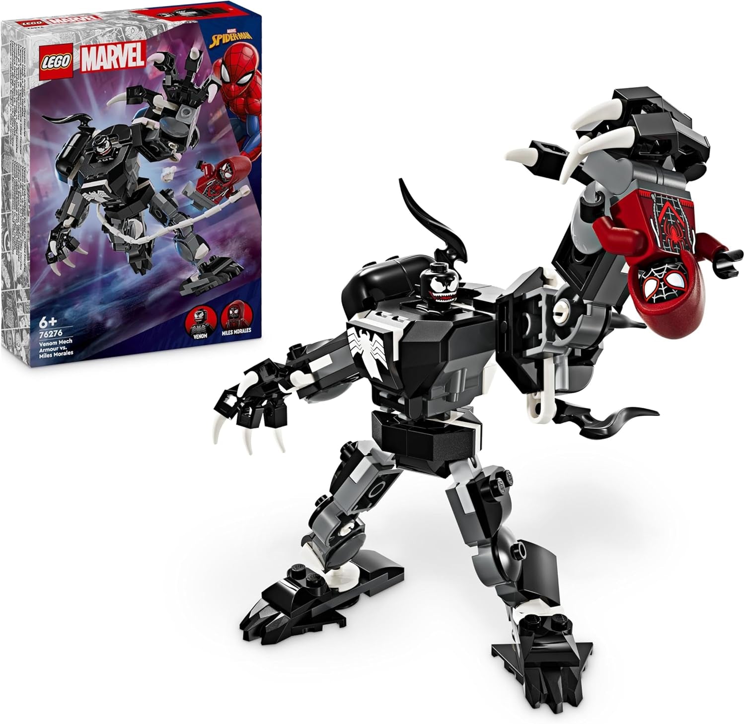 Marvel Venom Mech Armour vs Miles Morales Lego®